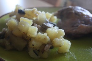 Un patate'zotto en accompagnement... d'un confit de canard./ Photo DR Lexie Swing