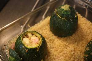Duo de courgettes farcies./ Photo DR Lexie Swing