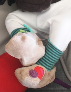Mon conseil spécial nouveau-né: les chaussons-chaussettes./ Photo DR Lexie Swing