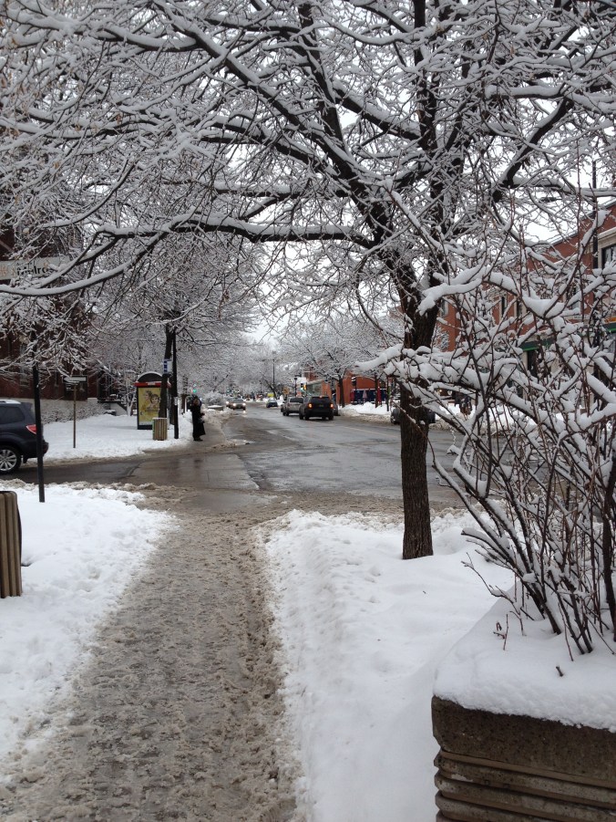 Il a «un peu» neigé hier...