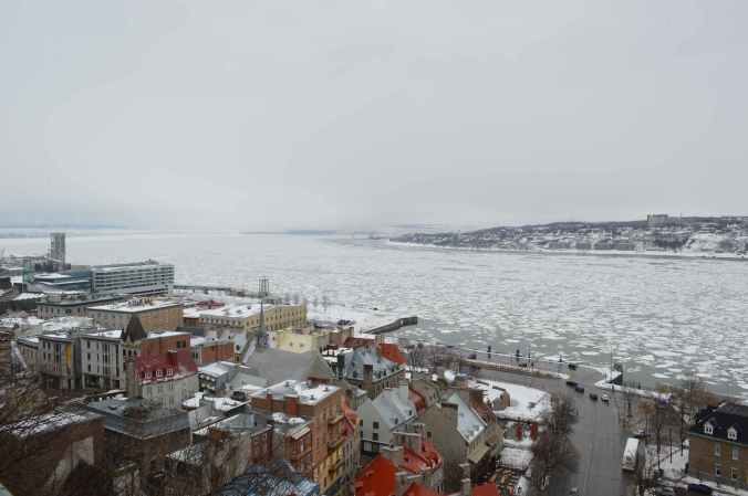 La neige était encore présente début avril à Québec./ Photo DR Lexie Swing