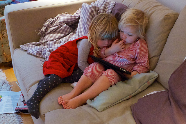 Génération tablette./ Photo Richard Leeming