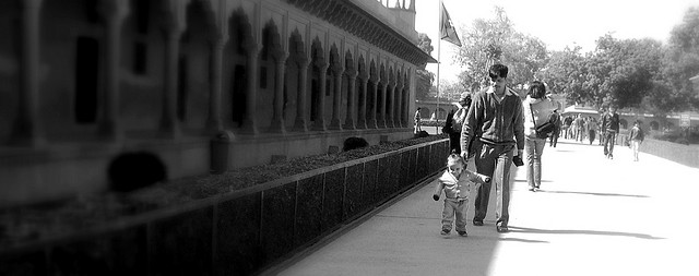 Premiers pas./ Photo Vincent Huang