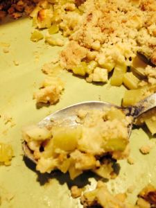 Crumble courgettes-feta./ Photo DR Lexie Swing