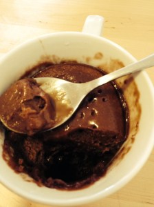 Mug cake au chocolat./ Photo DR Lexie Swing