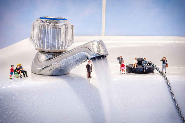 "Visiting tap falls"./ Photo Stevie Spiers