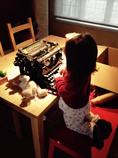 Mon apprentie écrivaine./ Photo DR Lexie Swing