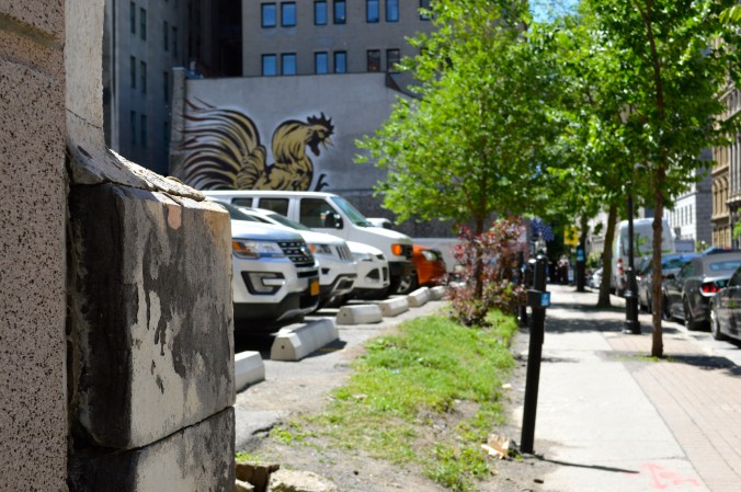 Stationnement sur Saint-Jacques./ Photo DR Lexie Swing